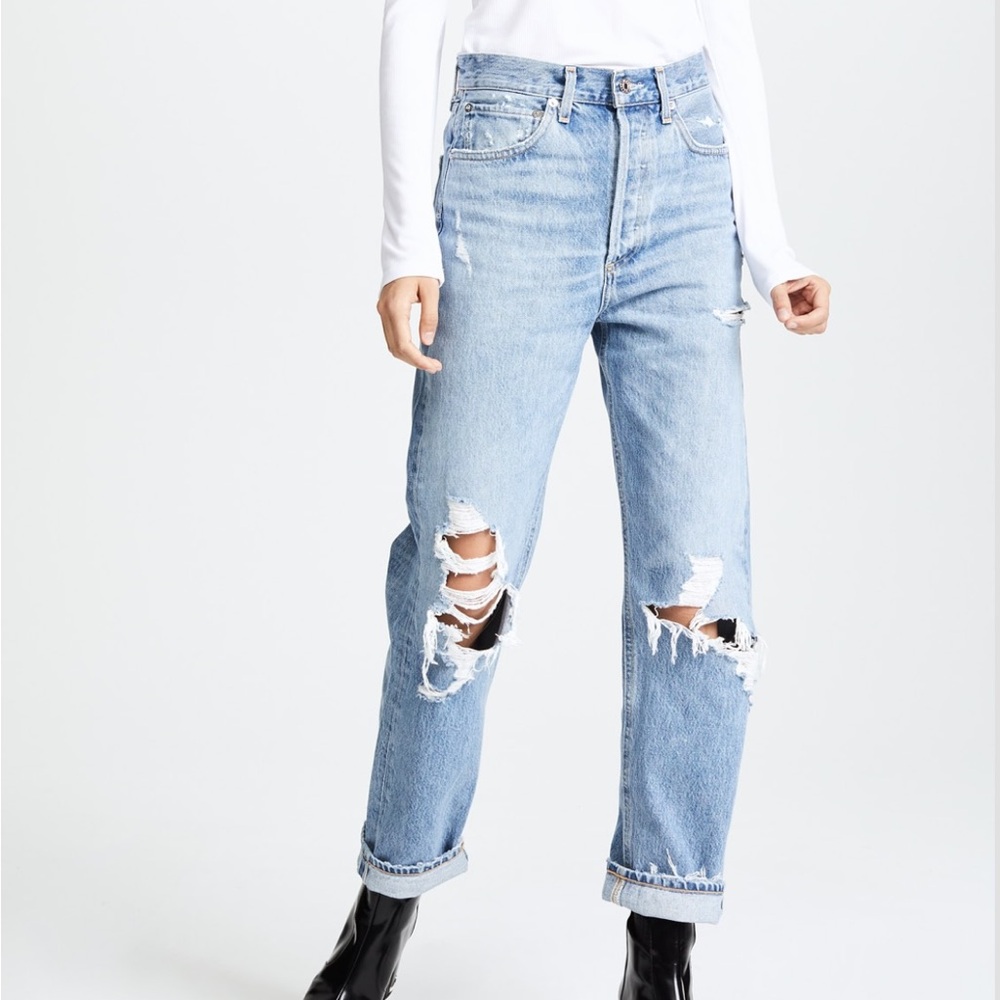 AGOLDE 90s Mid Rise Straight Fit Jeans, Fall Out